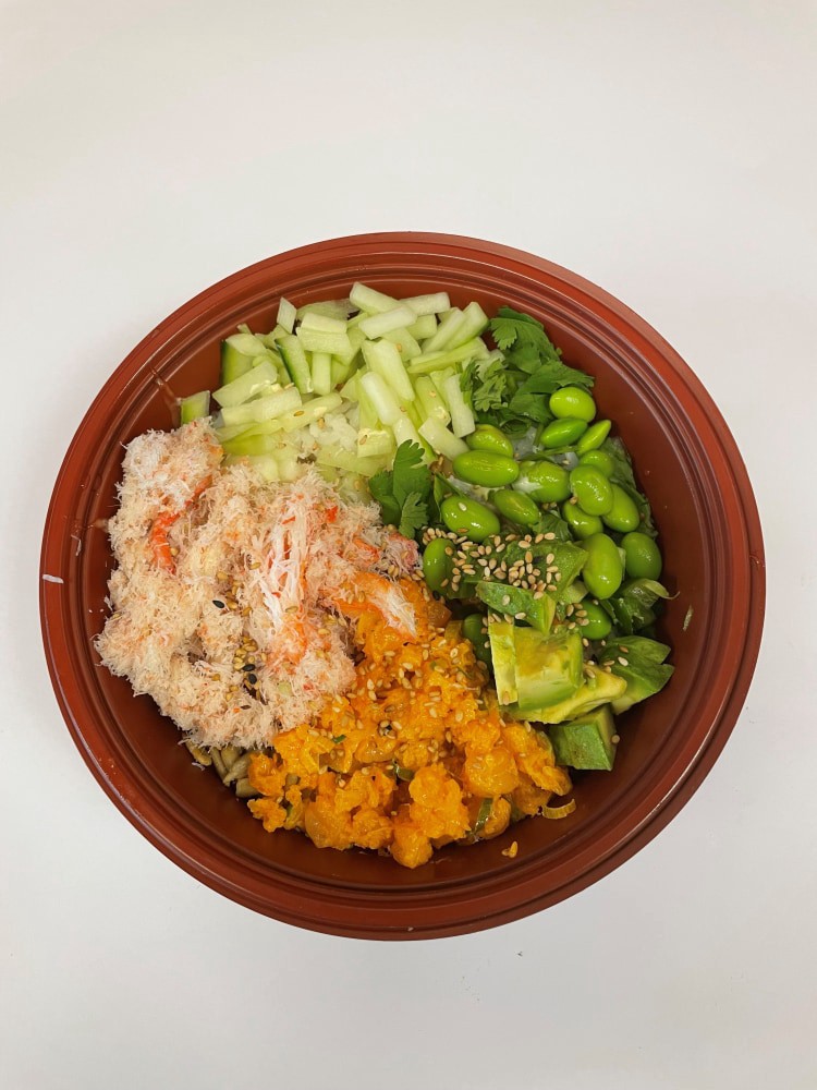 slide 1 of 1, Wabisan Asian Foods Poke Shrimp And Crab, 1 ct