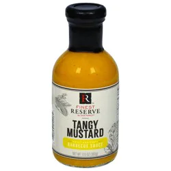 Finest Reserve Tangy Mustard Barbecue Sauce 13.5 oz