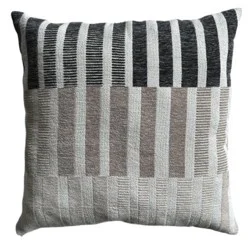 Brentwood Decorative Pillow, Broken Stripe, 18 in x 18 in