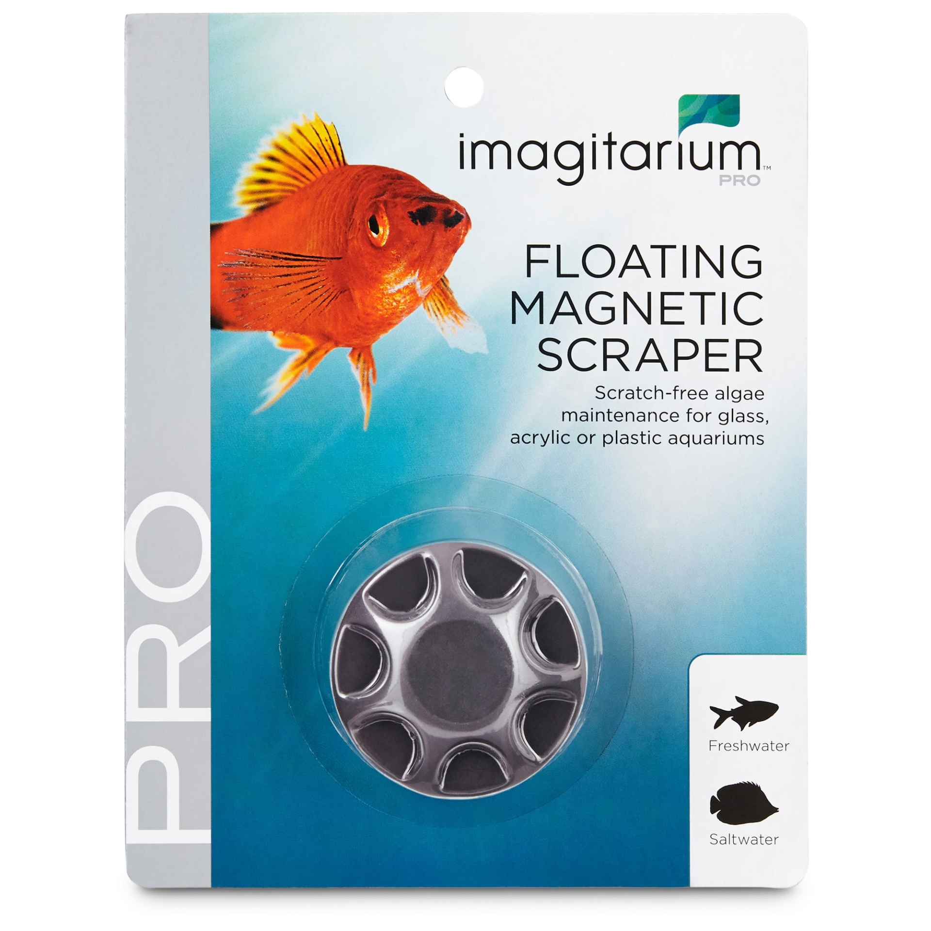 slide 1 of 1, Imagitarium Mini Floating Magnet Aquarium Scraper, 1 ct
