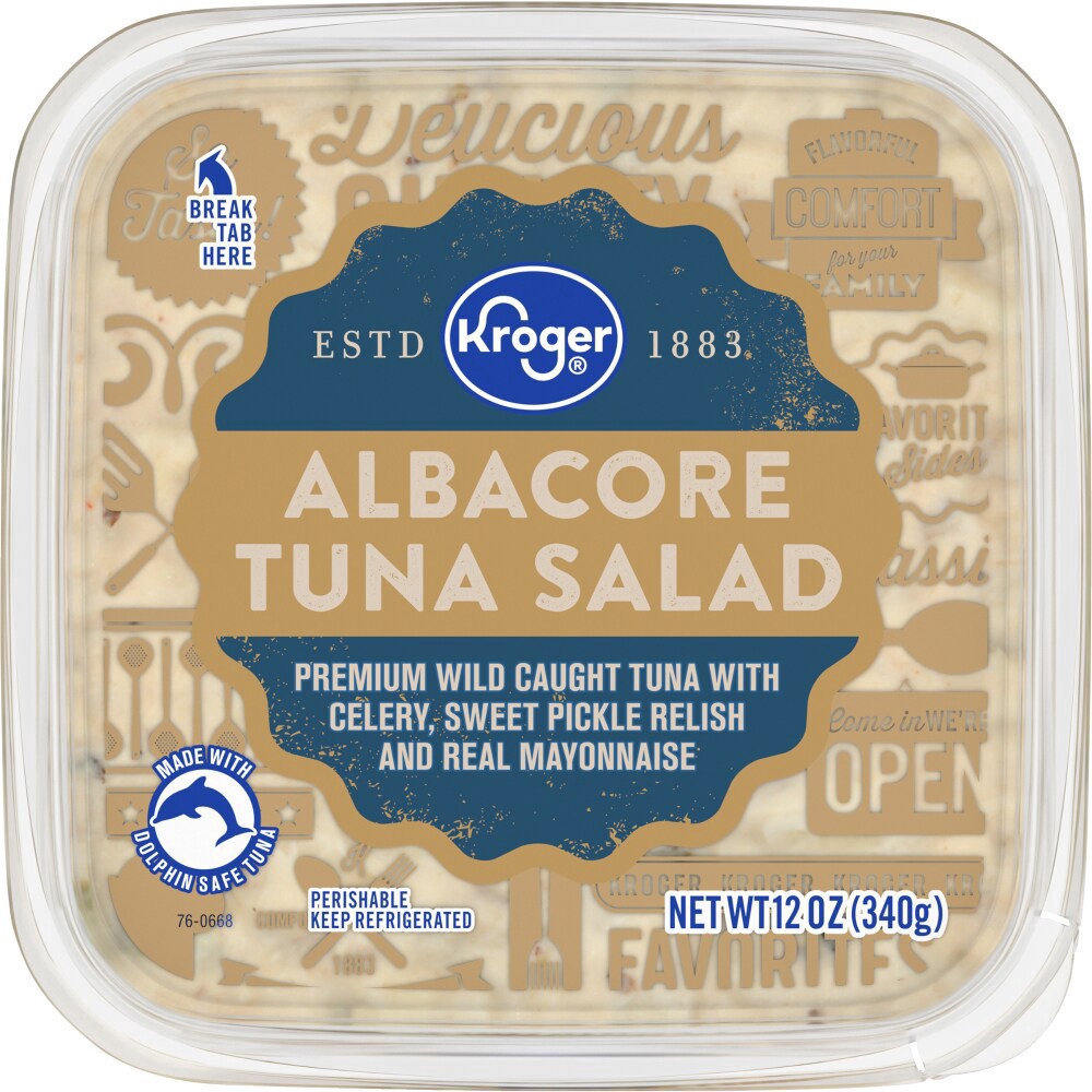 slide 2 of 4, Kroger Albacore Tuna Salad, 12 oz