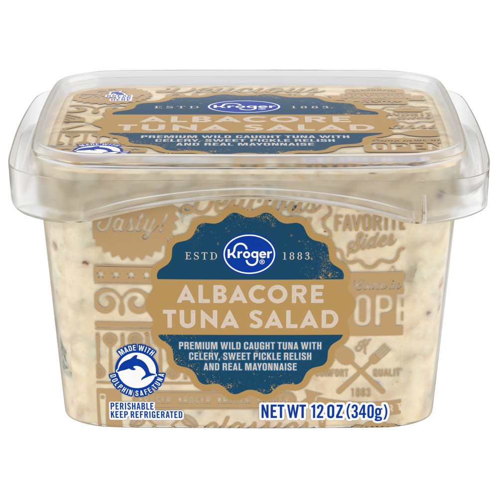 slide 1 of 4, Kroger Albacore Tuna Salad, 12 oz