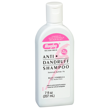 slide 1 of 1, Rugby Shampoo, Anti Dandruff, Blue Formula, 7 fl oz