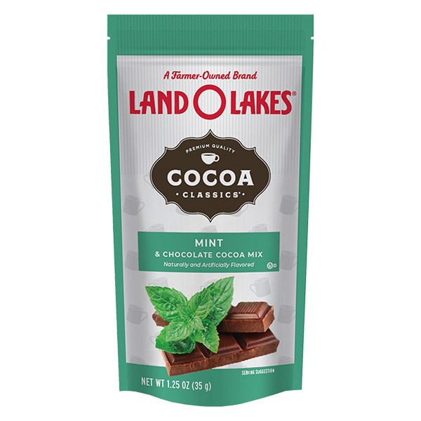 slide 1 of 6, Land O'Lakes Cocoa Classics Mint & Chocolate Cocoa Mix 1.25 oz, 1.25 oz