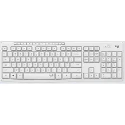 Logitech MK295 Silent Wireless Keyboard & Mouse Combo - White