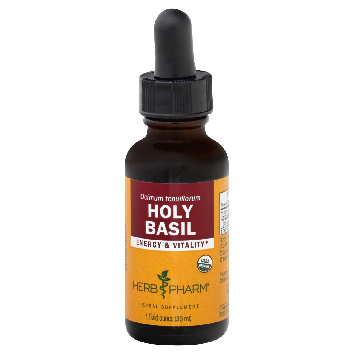 slide 1 of 1, Herb Pharm Holy Basil Extract Organic, 1 ct