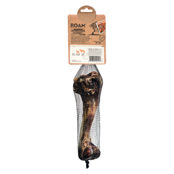 slide 4 of 5, ROAM Bucky Funny Bone Dog Treat - Grasslands Venison, 1 ct
