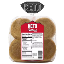 Keto Culture Hamburger Buns