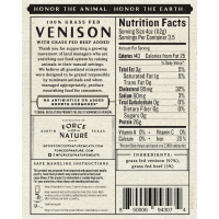 slide 2 of 4, Force Of Nature 100% Grass Fed Ground Venison, 14 oz