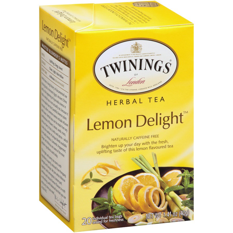 slide 3 of 7, Twinings Lemon Delight Herbal Tea Bags - 20 ct, 20 ct