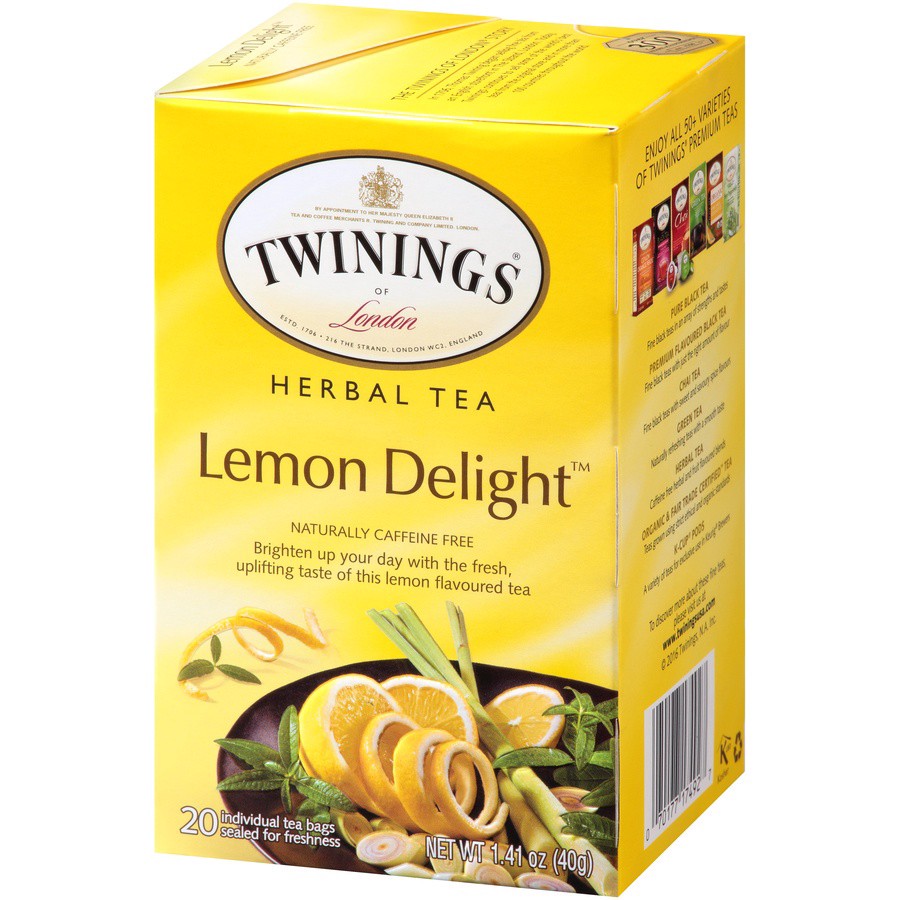 slide 5 of 7, Twinings Lemon Delight Herbal Tea Bags - 20 ct, 20 ct