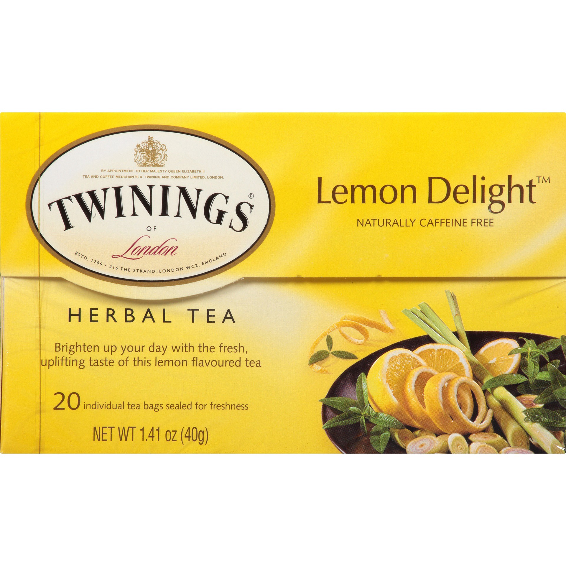 slide 2 of 7, Twinings Lemon Delight Herbal Tea Bags - 20 ct, 20 ct