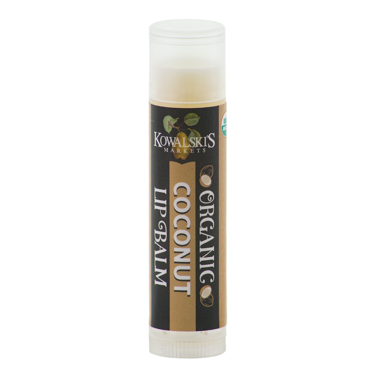 slide 1 of 1, Kowalski's Organic Coconut Lip Balm, 0.15 oz