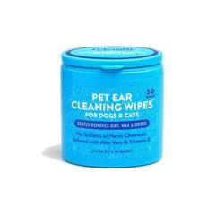 Friendli Pet Ear Cleaning Wipes, 50 ct