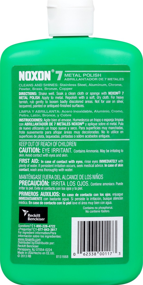 slide 11 of 11, Noxon 7 Metal Polish 12 oz, 12 fl oz