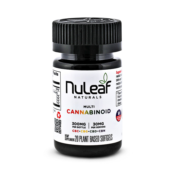 slide 1 of 1, Nuleaf Naturals Full Spectrum Multi-Cannabinoid Softgel, 20 sgels