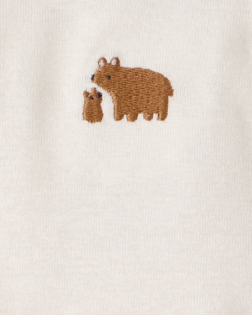slide 3 of 4, Carter's Baby Boy 3-Piece Bear Print Long-Sleeve Bodysuit & Pant Set - Brown/White White/Brown 3M, 3 pc