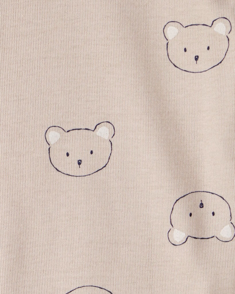 slide 2 of 4, Carter's Baby Boy 3-Piece Bear Print Long-Sleeve Bodysuit & Pant Set - Brown/White White/Brown 3M, 3 pc