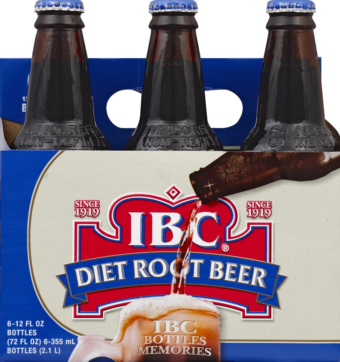 slide 1 of 4, IBC Root Beer - 6 ct, 6 ct