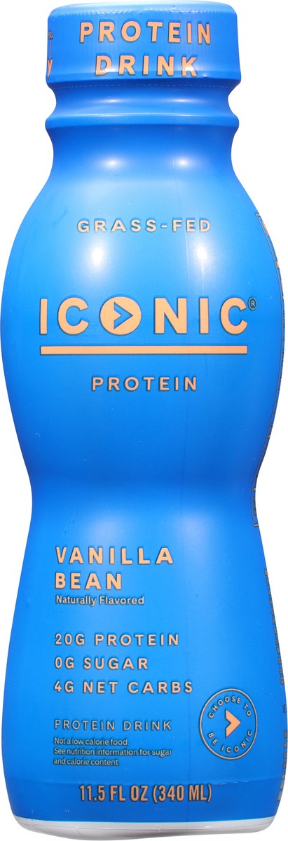 slide 6 of 9, ICONIC Vanilla Bean Protein Drink 11.5 fl oz, 11.5 fl oz