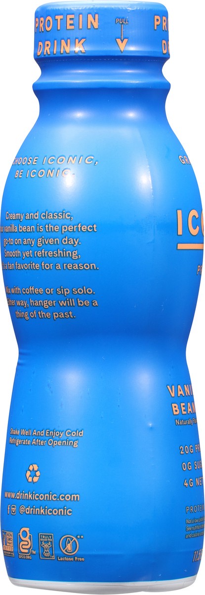 slide 7 of 9, ICONIC Vanilla Bean Protein Drink 11.5 fl oz, 11.5 fl oz