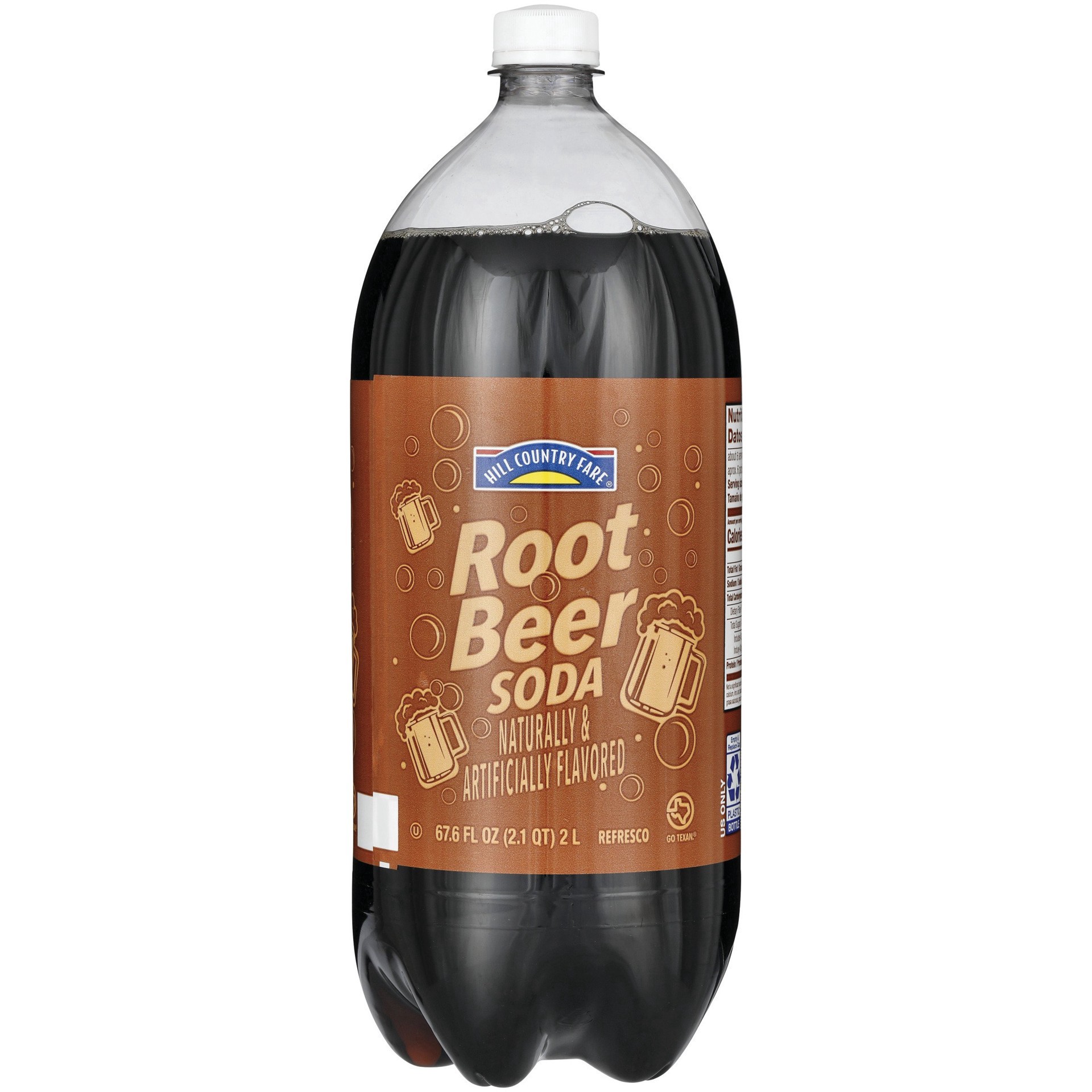 slide 1 of 1, HCF Hill Country Fair Root Beer Soda- 2 liter, 2 liter