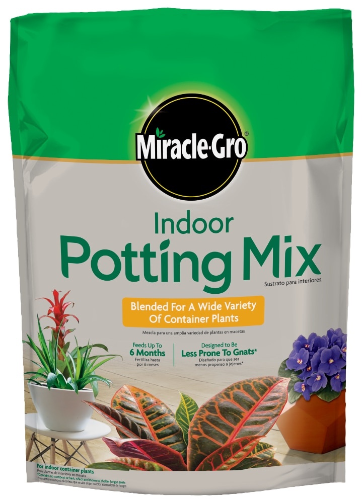 slide 1 of 1, Miracle-Gro Indoor Potting Mix, 16 qt