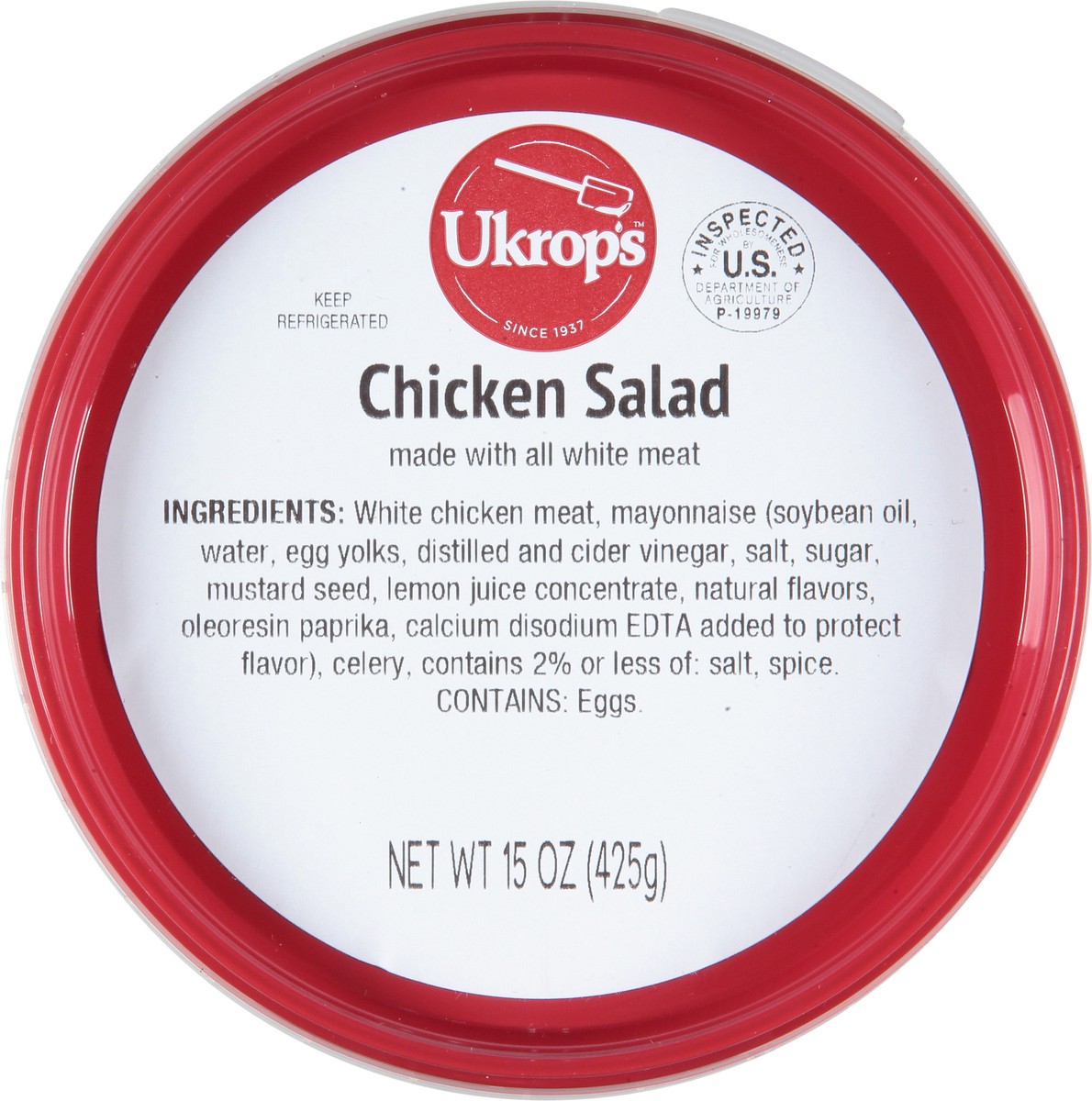 slide 6 of 9, Ukrop's Chicken Salad 15 oz, 15 oz