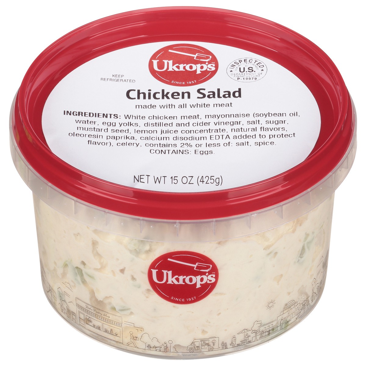 slide 1 of 9, Ukrop's Chicken Salad 15 oz, 15 oz