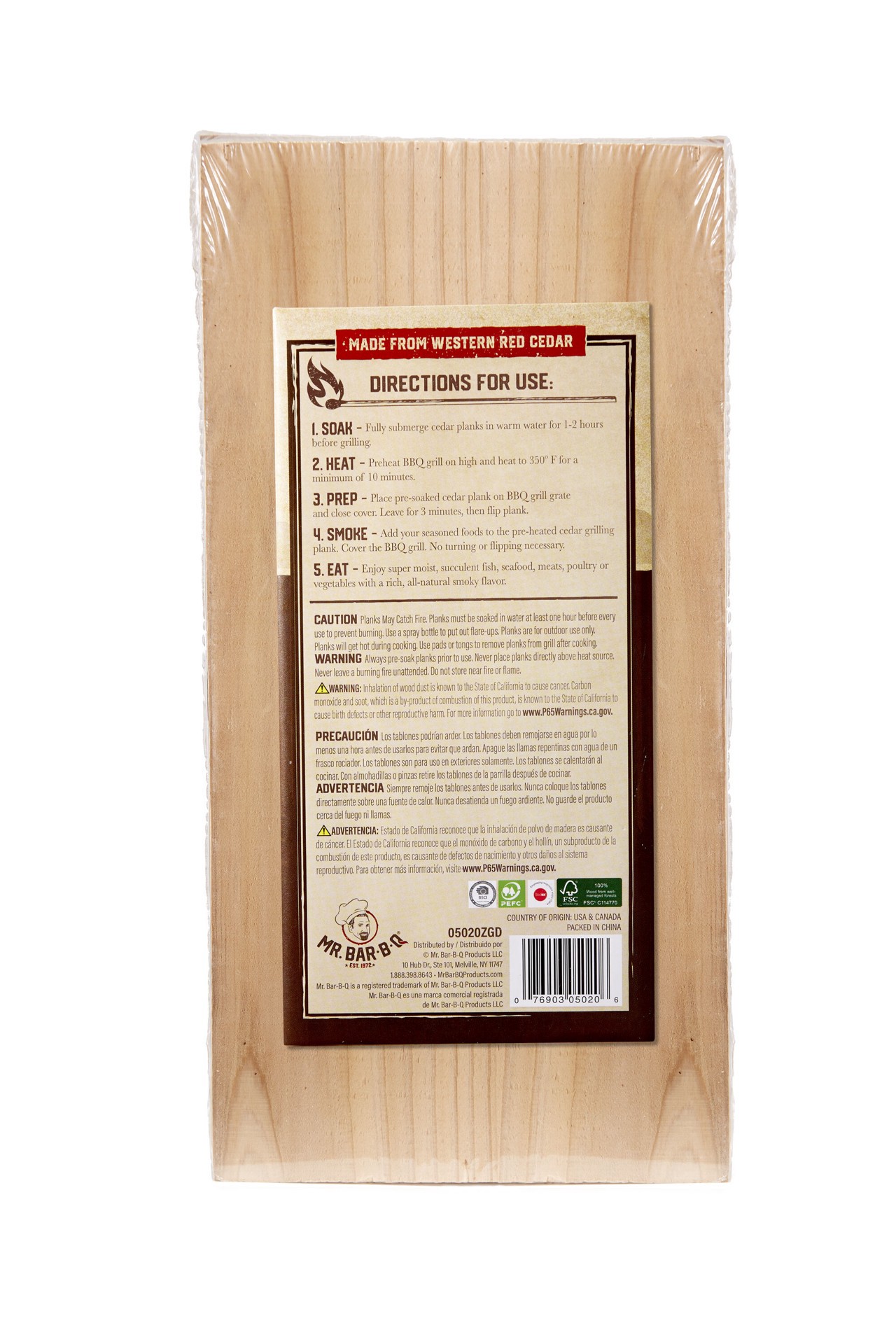 slide 3 of 4, Mr. Bar-B-Q All Natural Cedar Planks, 2-Pack, 2 ct