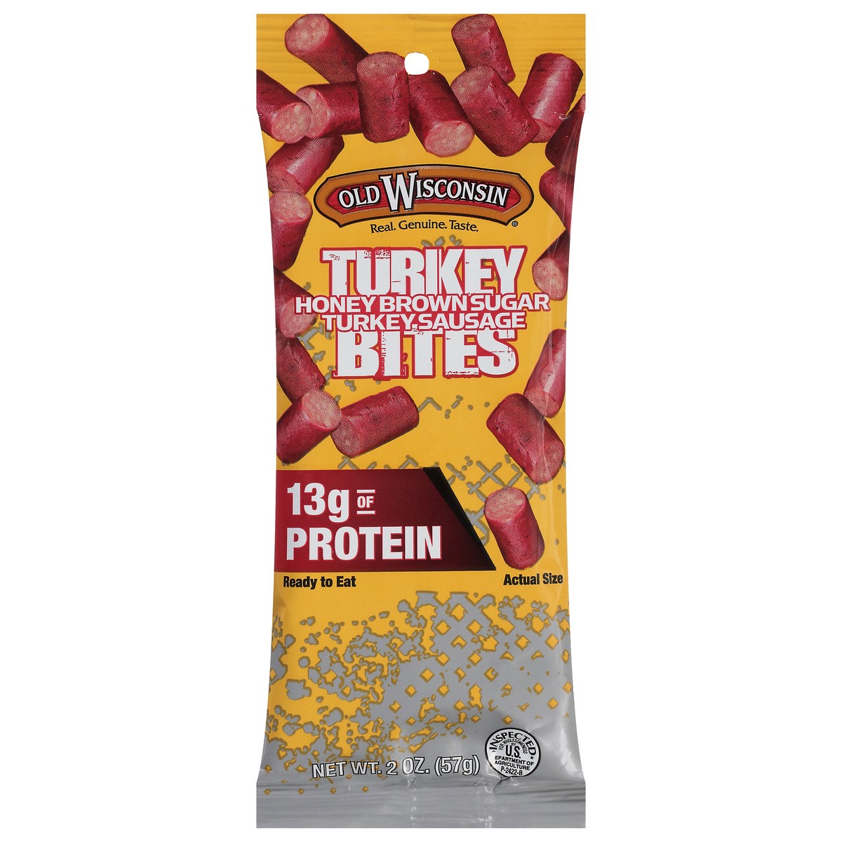 slide 1 of 7, Old Wisconsin Honey Turkey Snack Bites, 2 oz