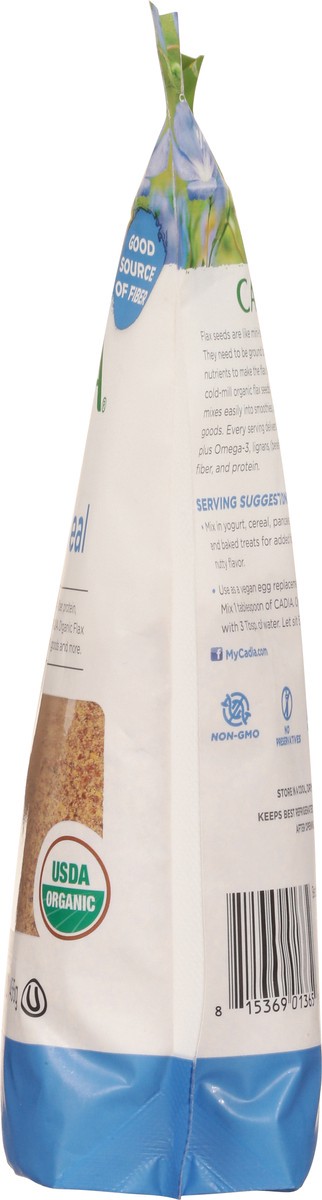 slide 2 of 14, Cadia Organic Flax Seed Meal 15 oz, 15 oz
