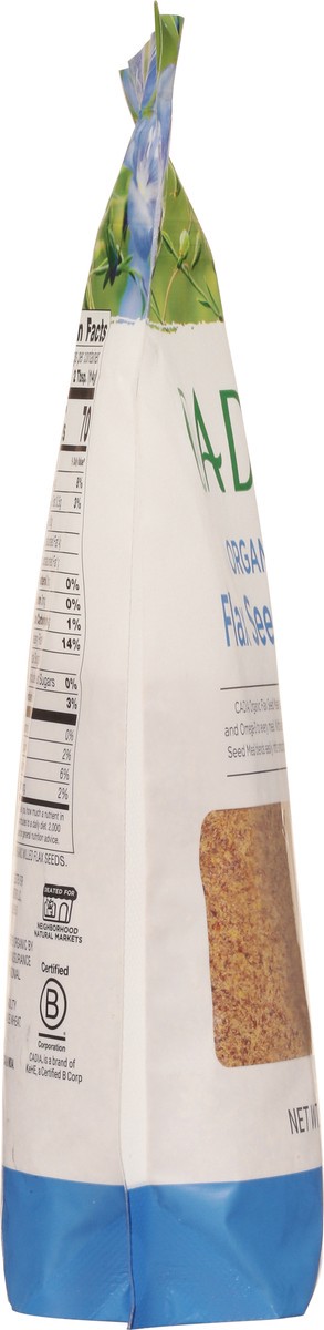 slide 7 of 14, Cadia Organic Flax Seed Meal 15 oz, 15 oz
