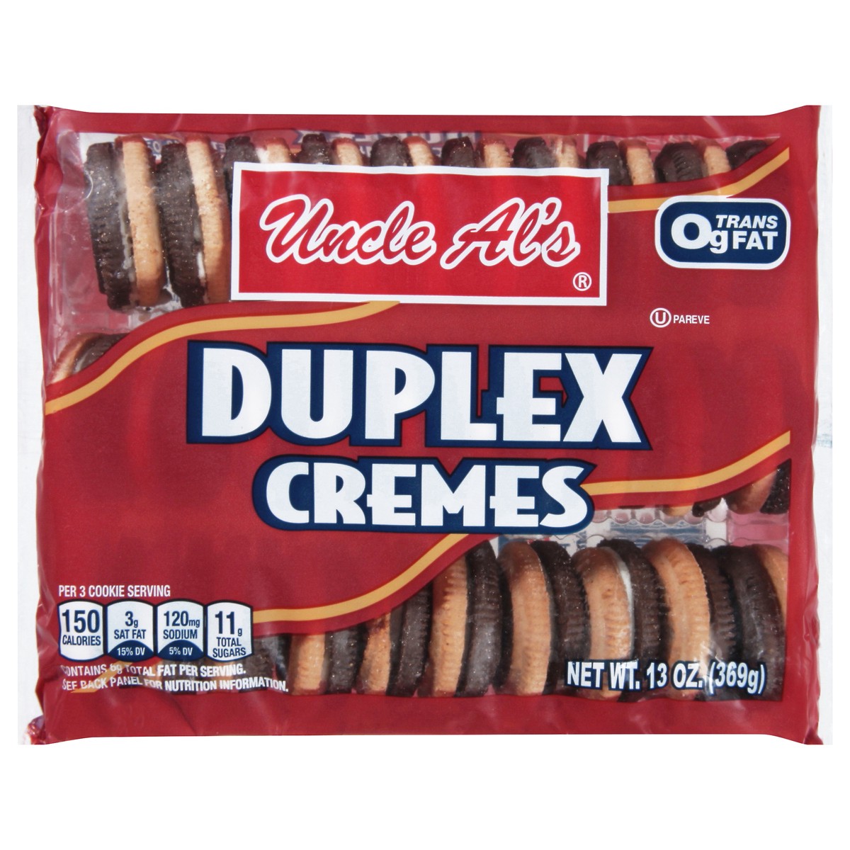 slide 1 of 1, Uncle Al's Duplex Cremes Cookies 13 oz, 13 oz
