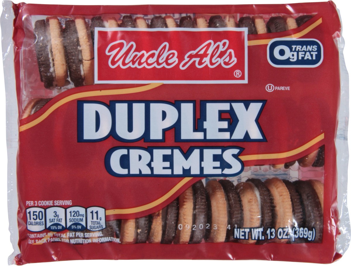 slide 12 of 14, Uncle Al's Duplex Cremes Cookies 13 oz, 13 oz