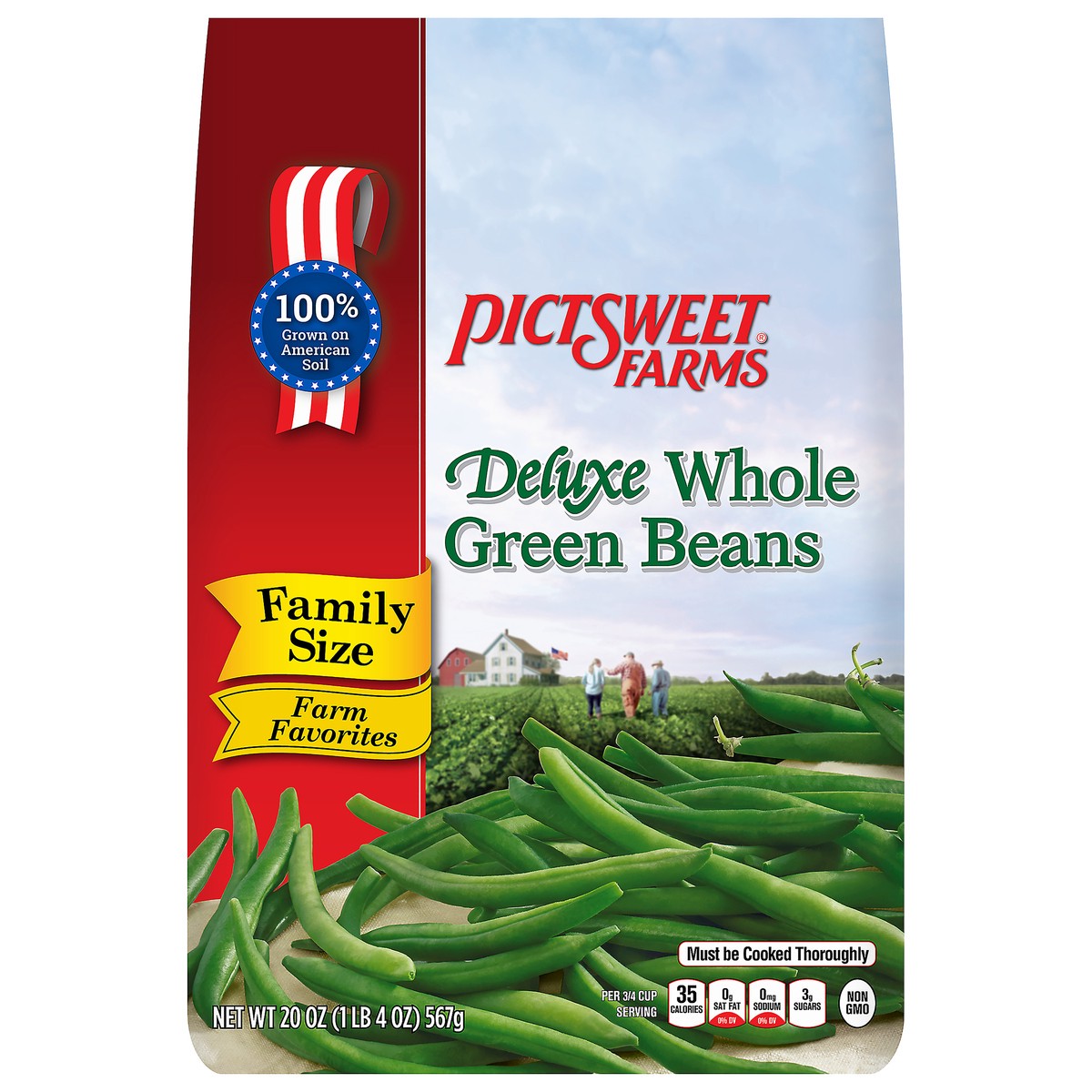 slide 8 of 9, Pictsweet Whole Green Beans, 20 oz