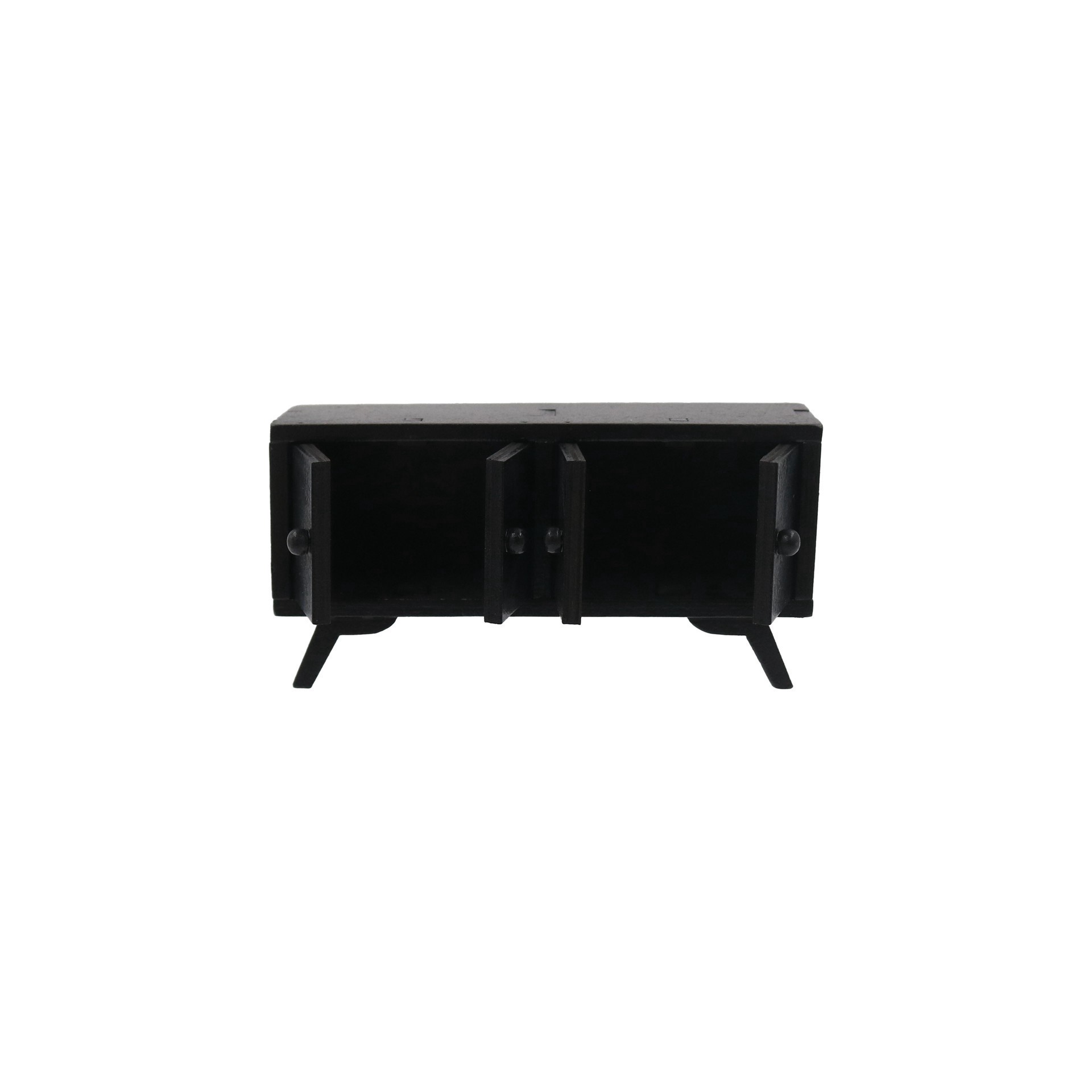 slide 4 of 4, Miniature Entertainment Center By Make Market, 4.48 in x 1.41 in x 2.25 in
