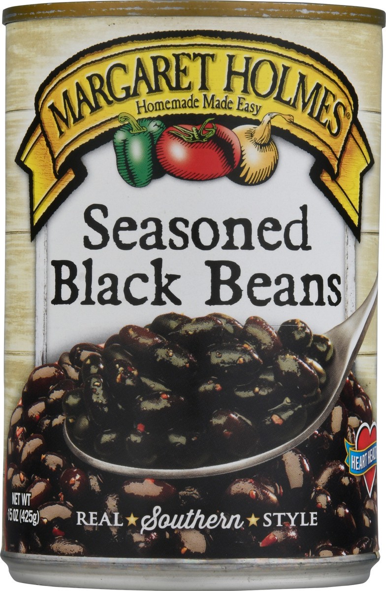 slide 10 of 14, Margaret Holmes Real Southern Style Seasoned Black Beans 15 oz, 15 oz