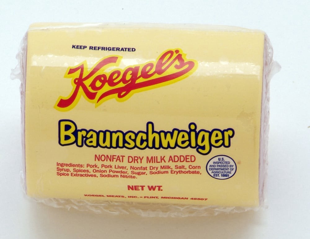 slide 1 of 1, Koegel's Braunschweiger, 1 lb