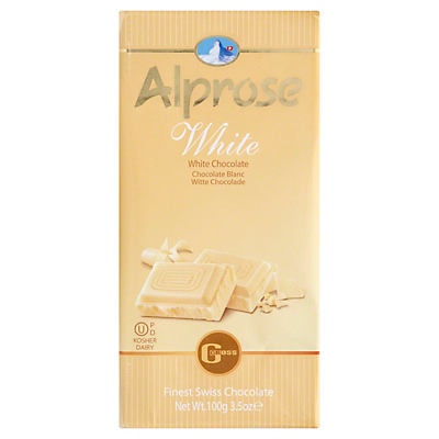 slide 1 of 1, Alprose White Chocolate Bar, 3.5 oz