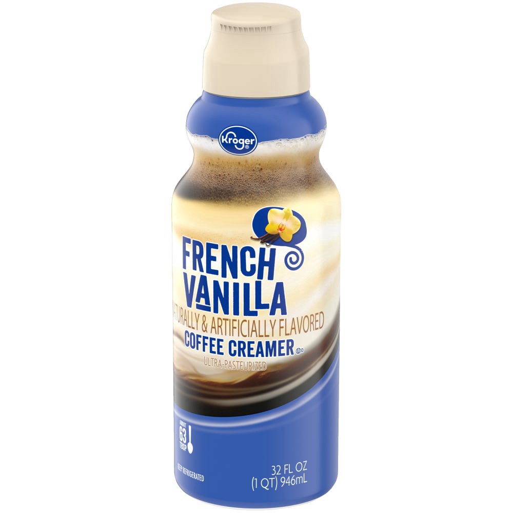 slide 2 of 4, Kroger Coffee Creamer - French Vanilla- 32 fl oz, 32 fl oz