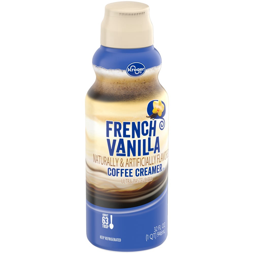 slide 3 of 4, Kroger Coffee Creamer - French Vanilla- 32 fl oz, 32 fl oz
