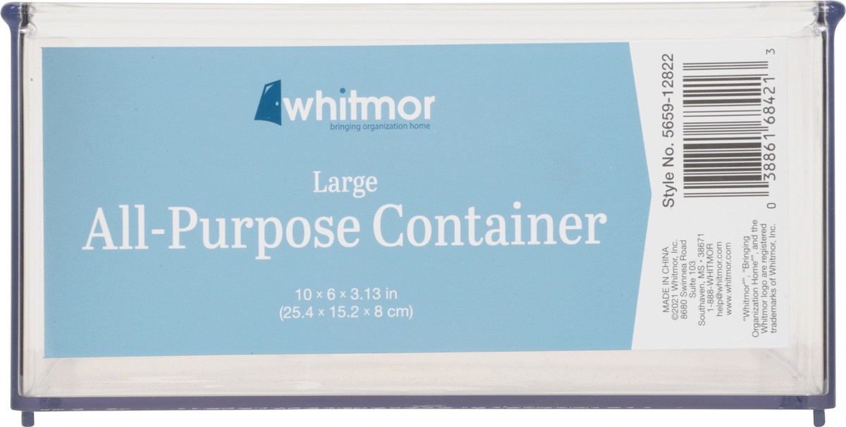 slide 9 of 11, Whitmor All-Purpose Container Large 1 ea, 1 ct