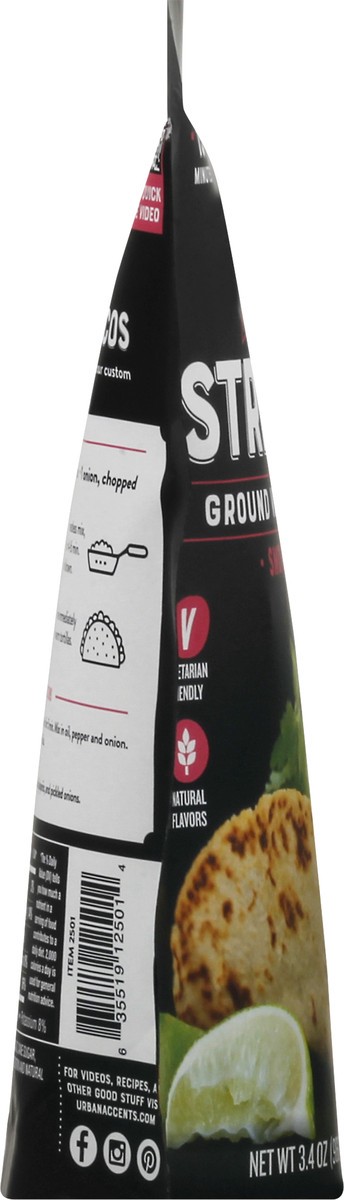 slide 6 of 9, Urban Accents Ground Street Taco Veggie Meatless Mix 3.4 oz, 1 ct