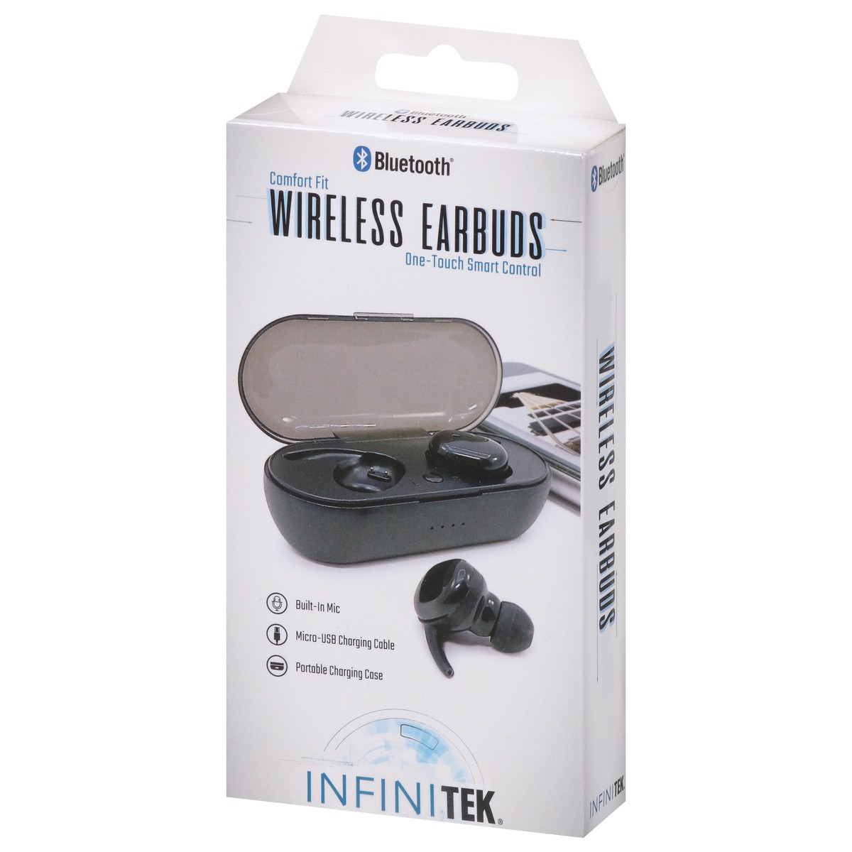 slide 8 of 10, Infinitek Bluetooth Comfort Fit Wireless Earbuds 1 ea, 1 ct