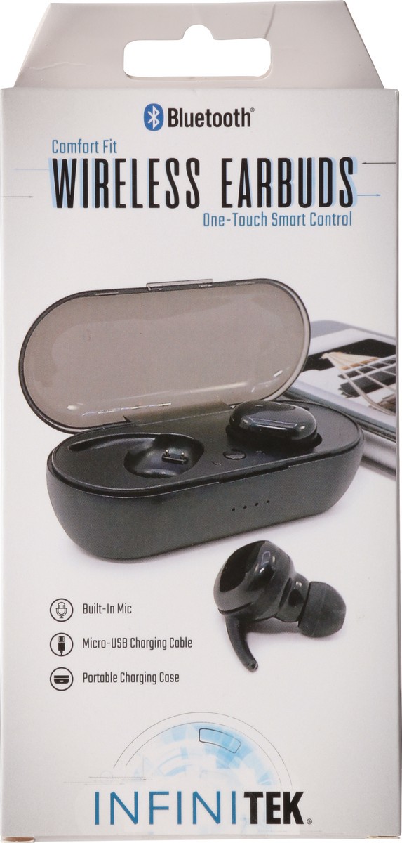 slide 5 of 10, Infinitek Bluetooth Comfort Fit Wireless Earbuds 1 ea, 1 ct