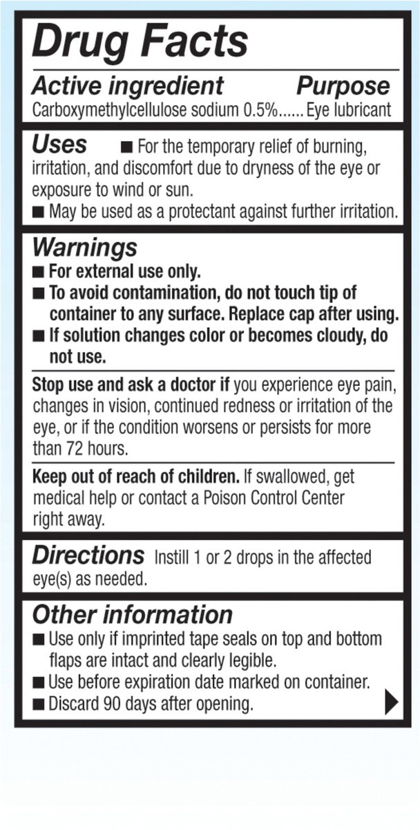 slide 3 of 5, Refresh Tears Lubricant Eye Drops, 0.5 oz