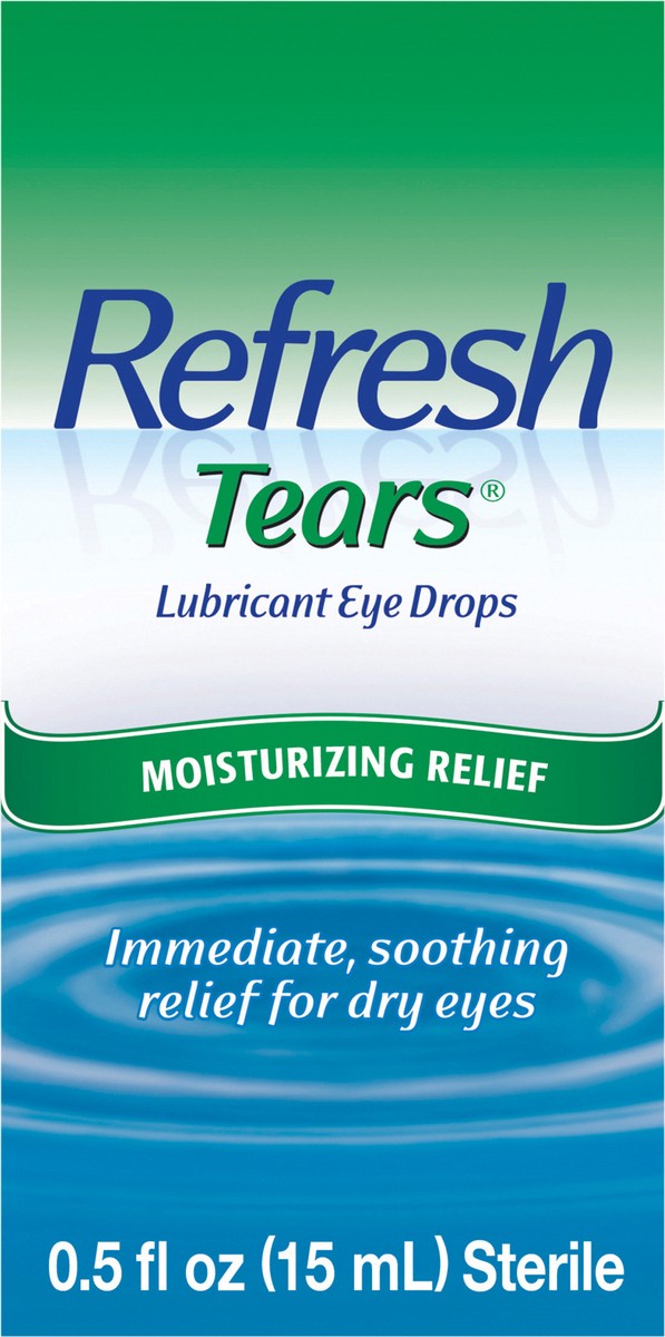 slide 2 of 5, Refresh Tears Lubricant Eye Drops, 0.5 oz