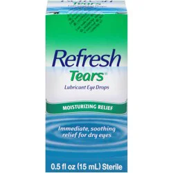 Refresh Tears Lubricant Eye Drops Preserved Tears, 1 Count, 0.5 fl oz (15 mL)