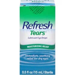 Refresh Tears Lubricant Eye Drops Preserved Tears, 1 Count, 0.5 fl oz (15 mL)